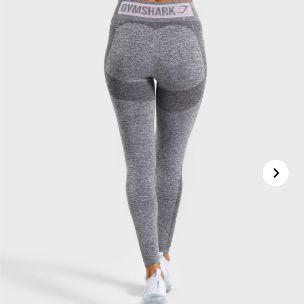 Gymshark high waisted flex in grey/pink
